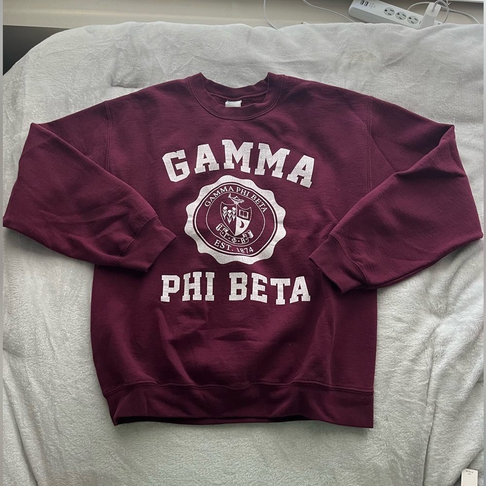 Gamma phi beta maroon sweatshirt